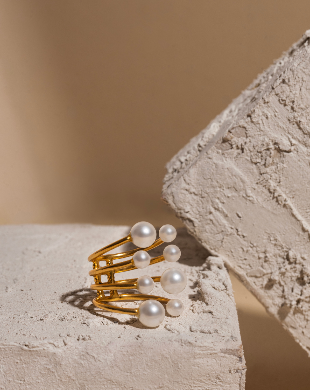 Octopus hot sale pearl ring