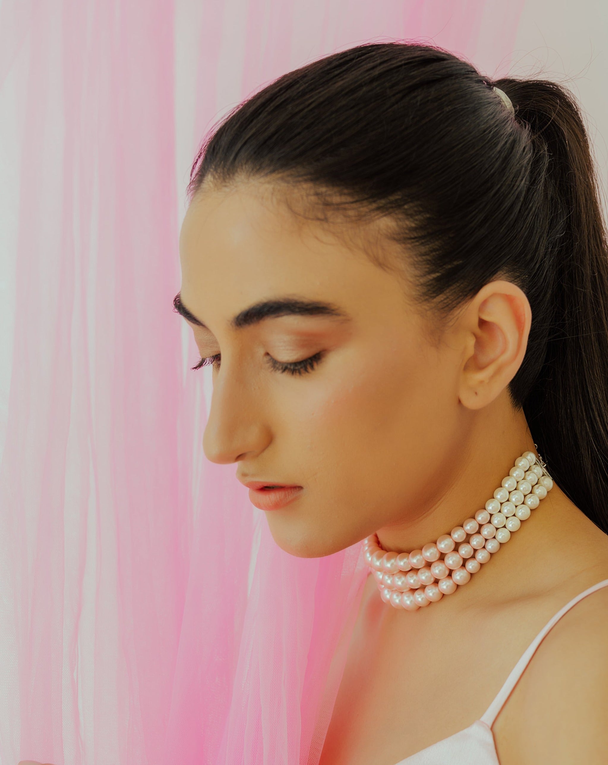 Ombre Pink Choker