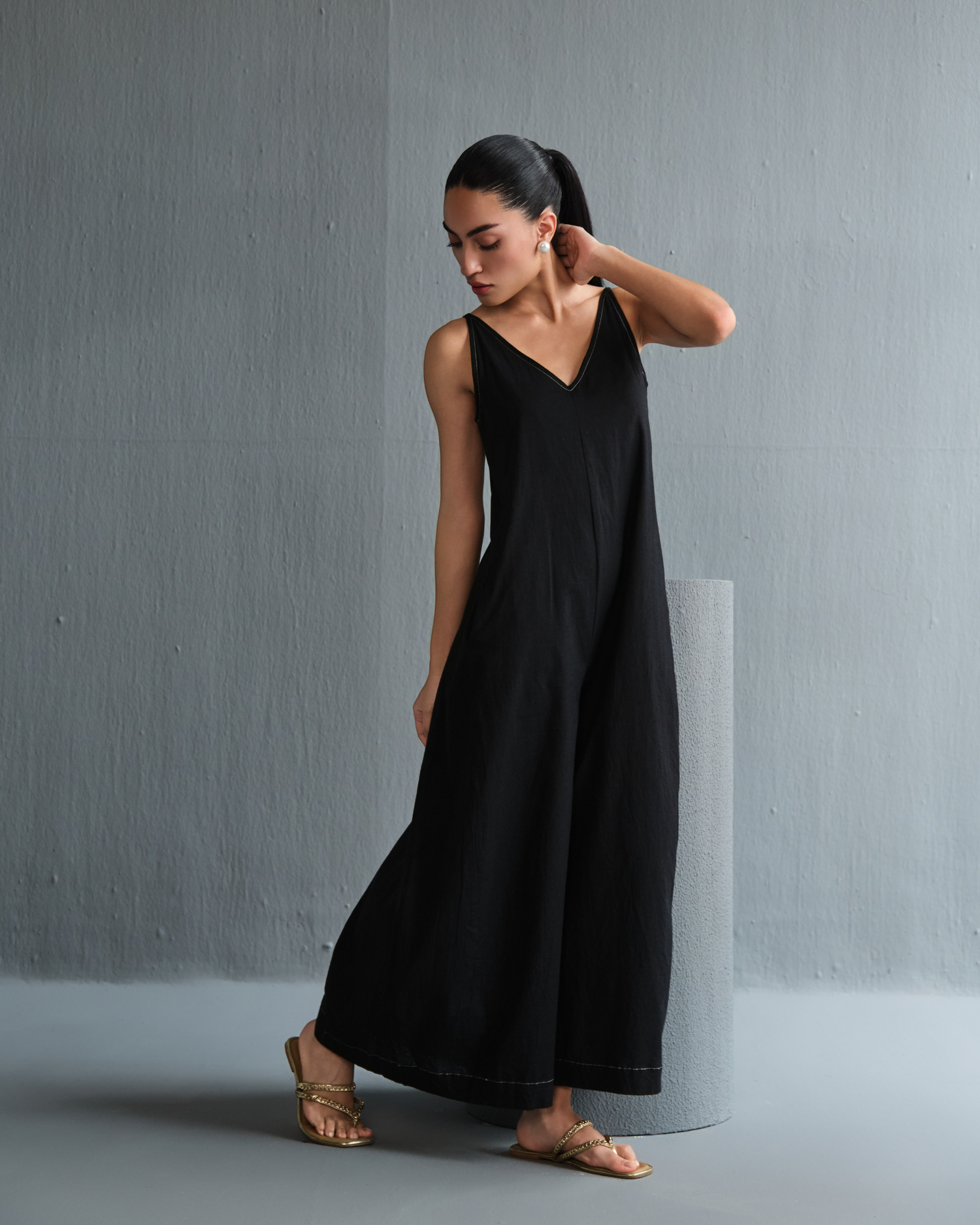 Aur Jumpsuit - Noir