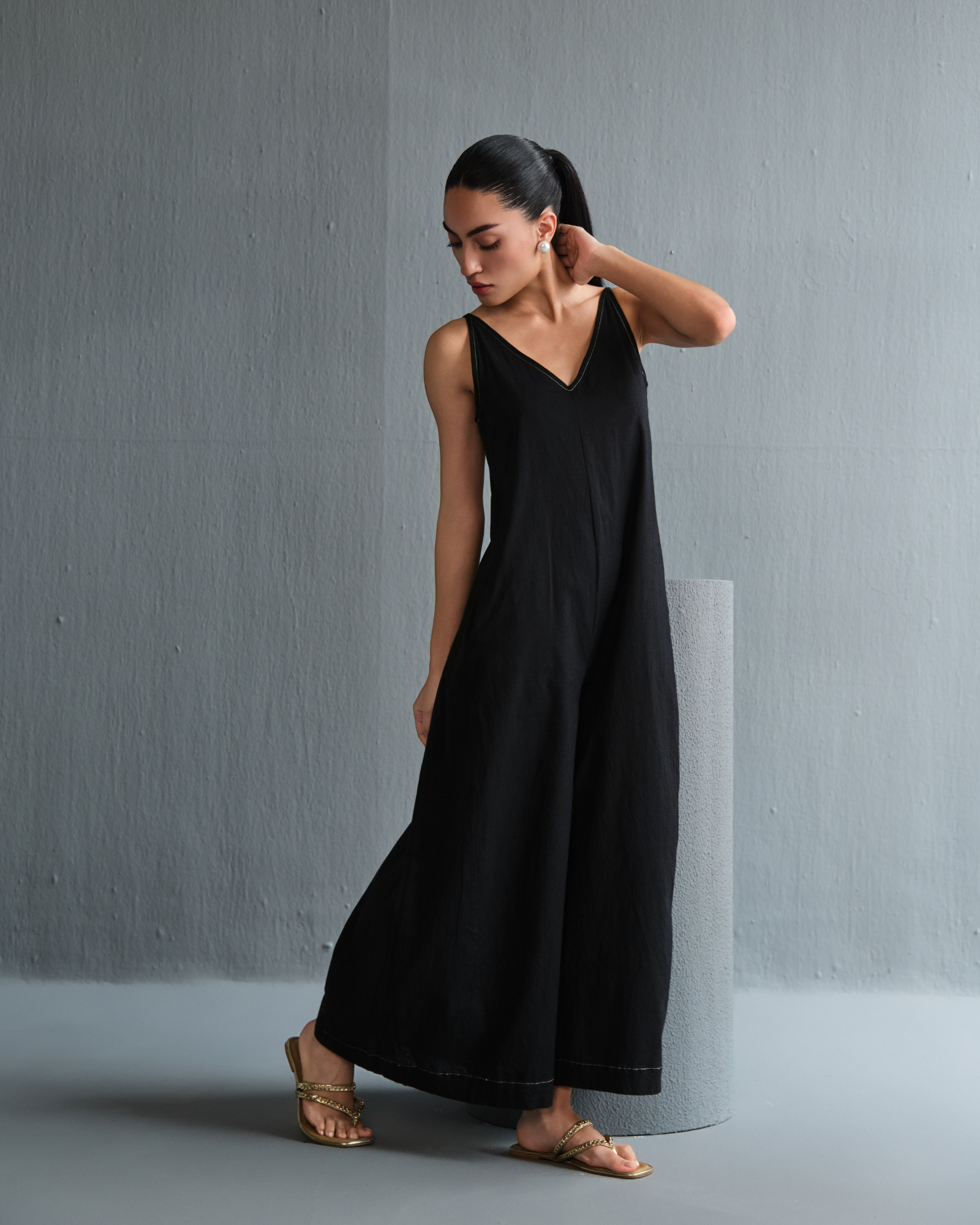 Aur Jumpsuit - Noir