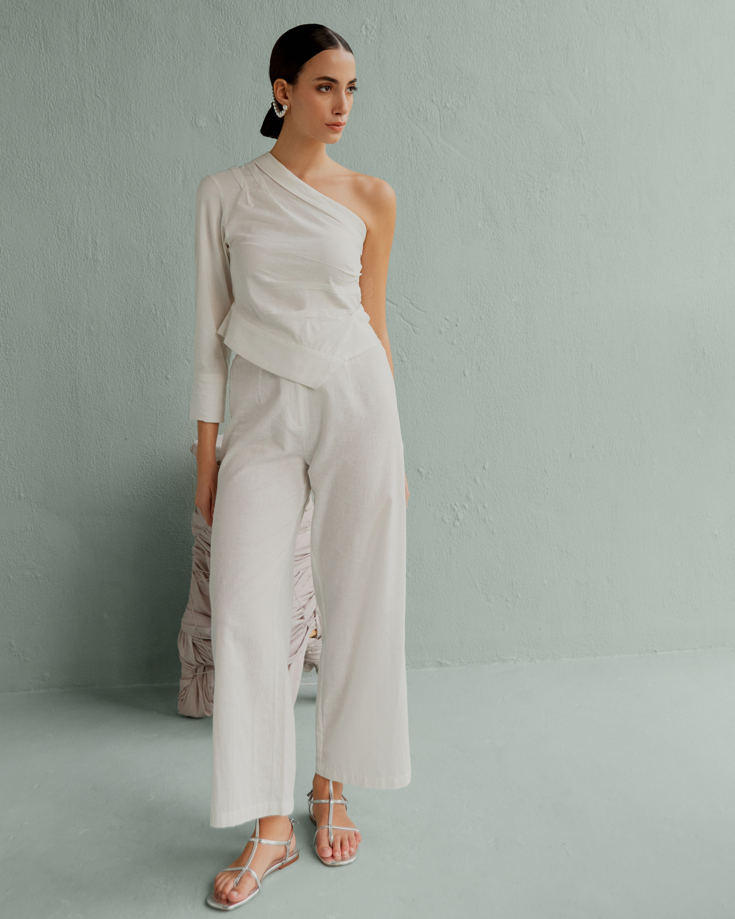 Classic Linen Pants - White