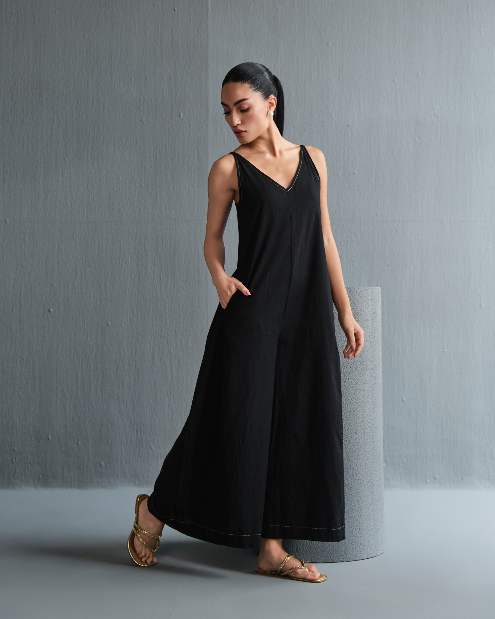 Aur Jumpsuit - Noir