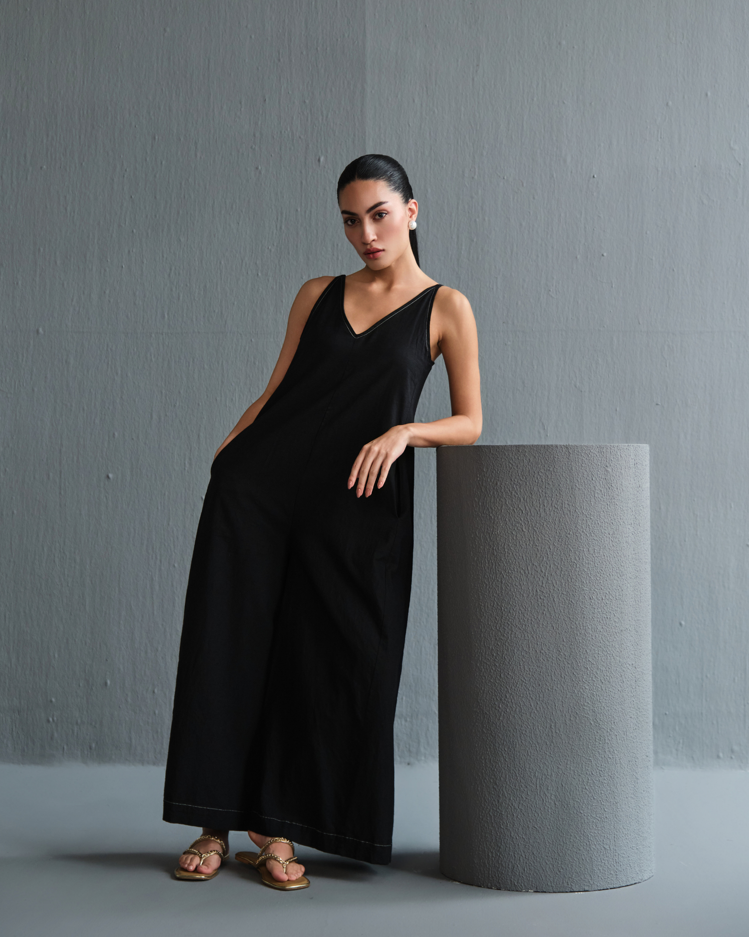 Aur Jumpsuit - Noir