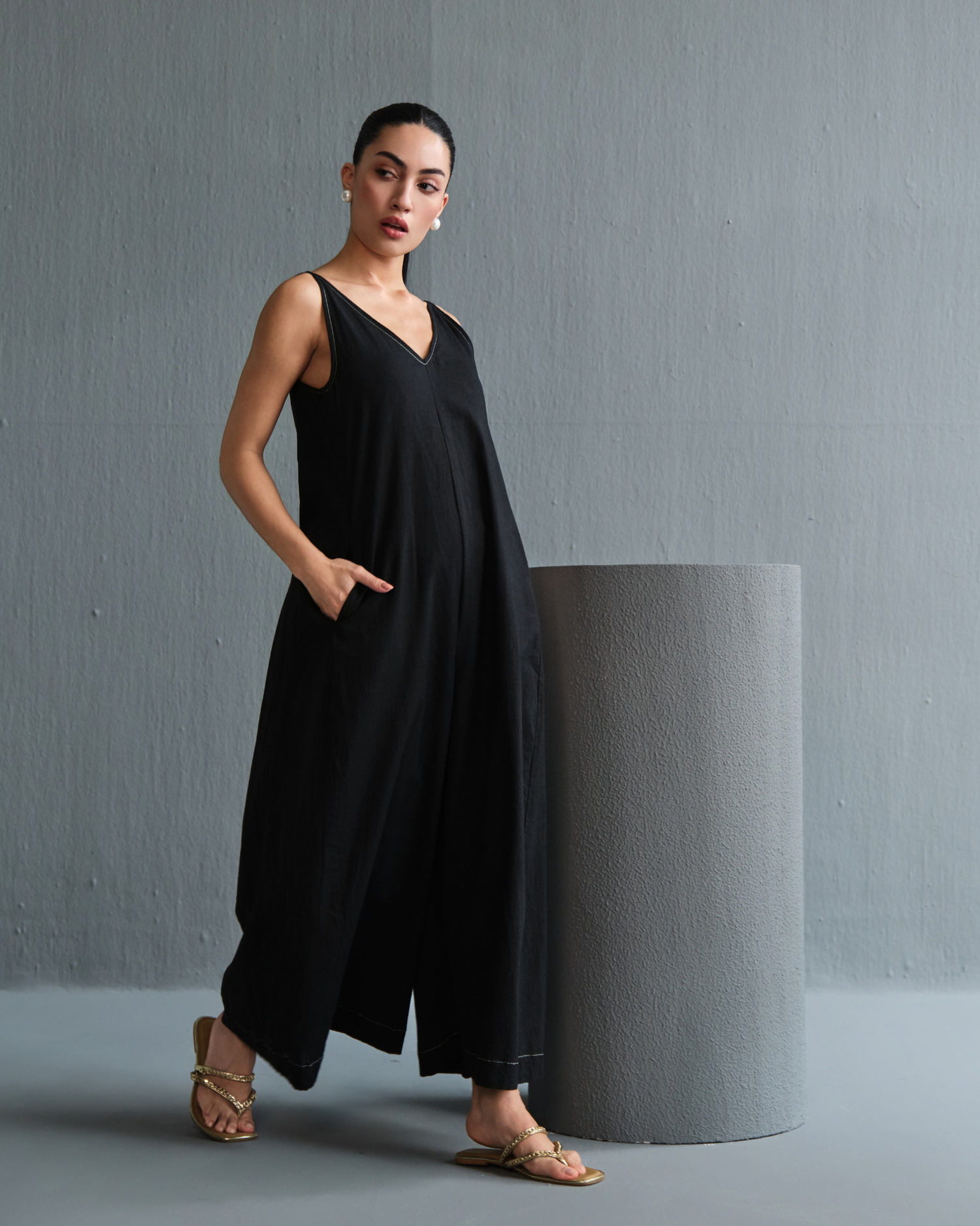 Aur Jumpsuit - Noir