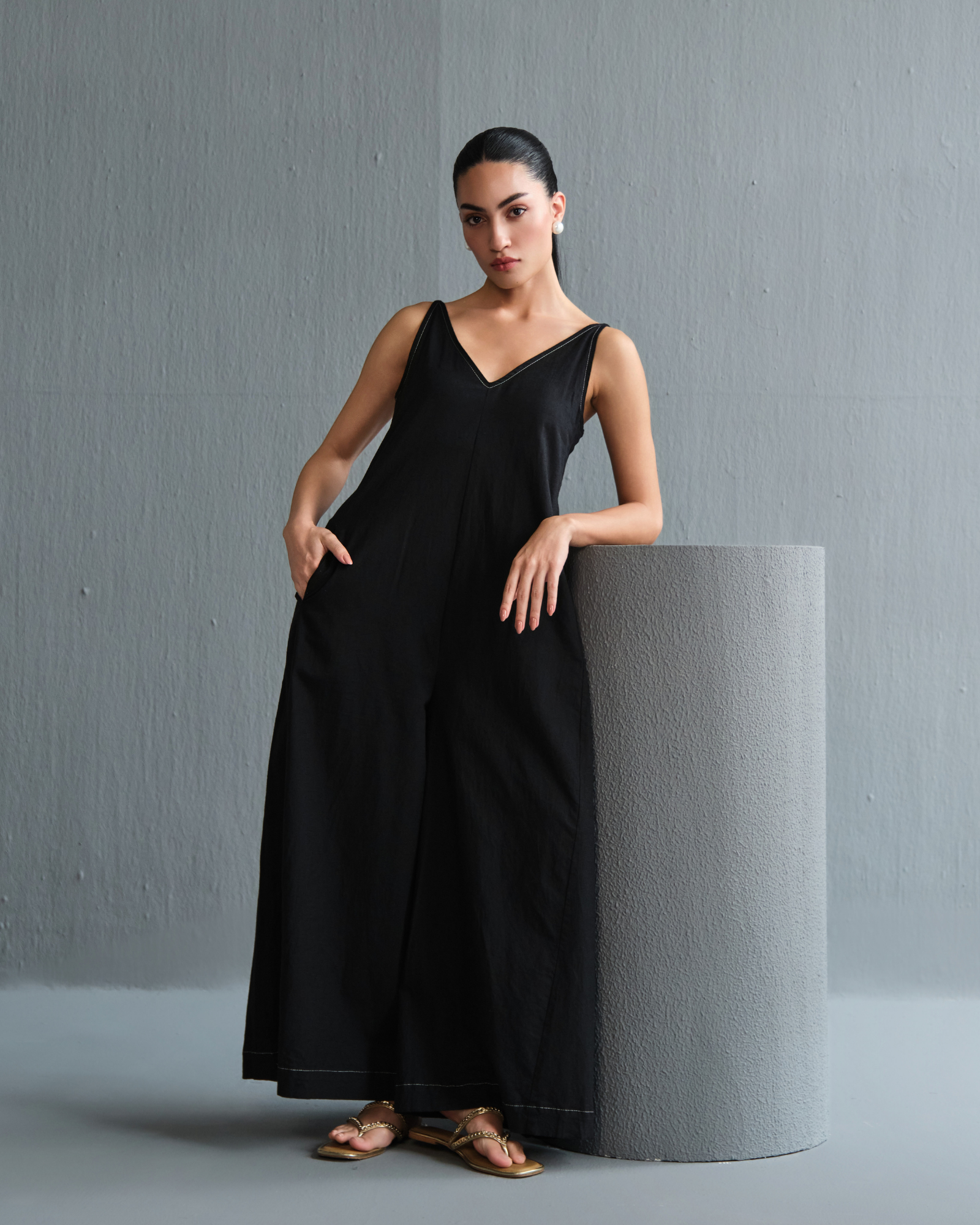Aur Jumpsuit - Noir
