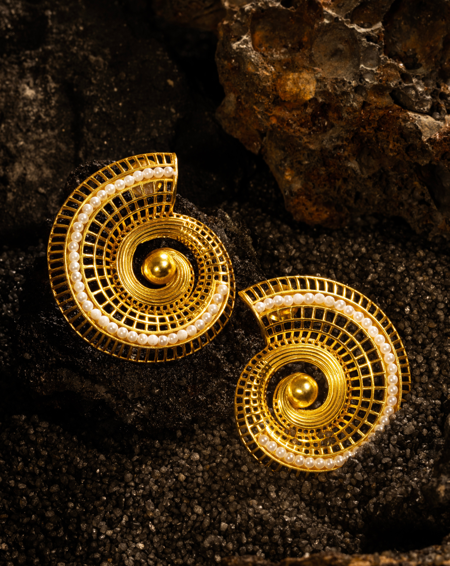 Wicca Earrings - Spiral of Life, Celtic Witch Amulet | TheNorseWind