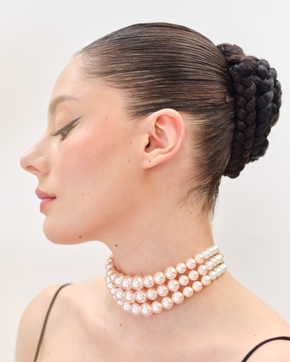 Ombre Pink Pearl Choker