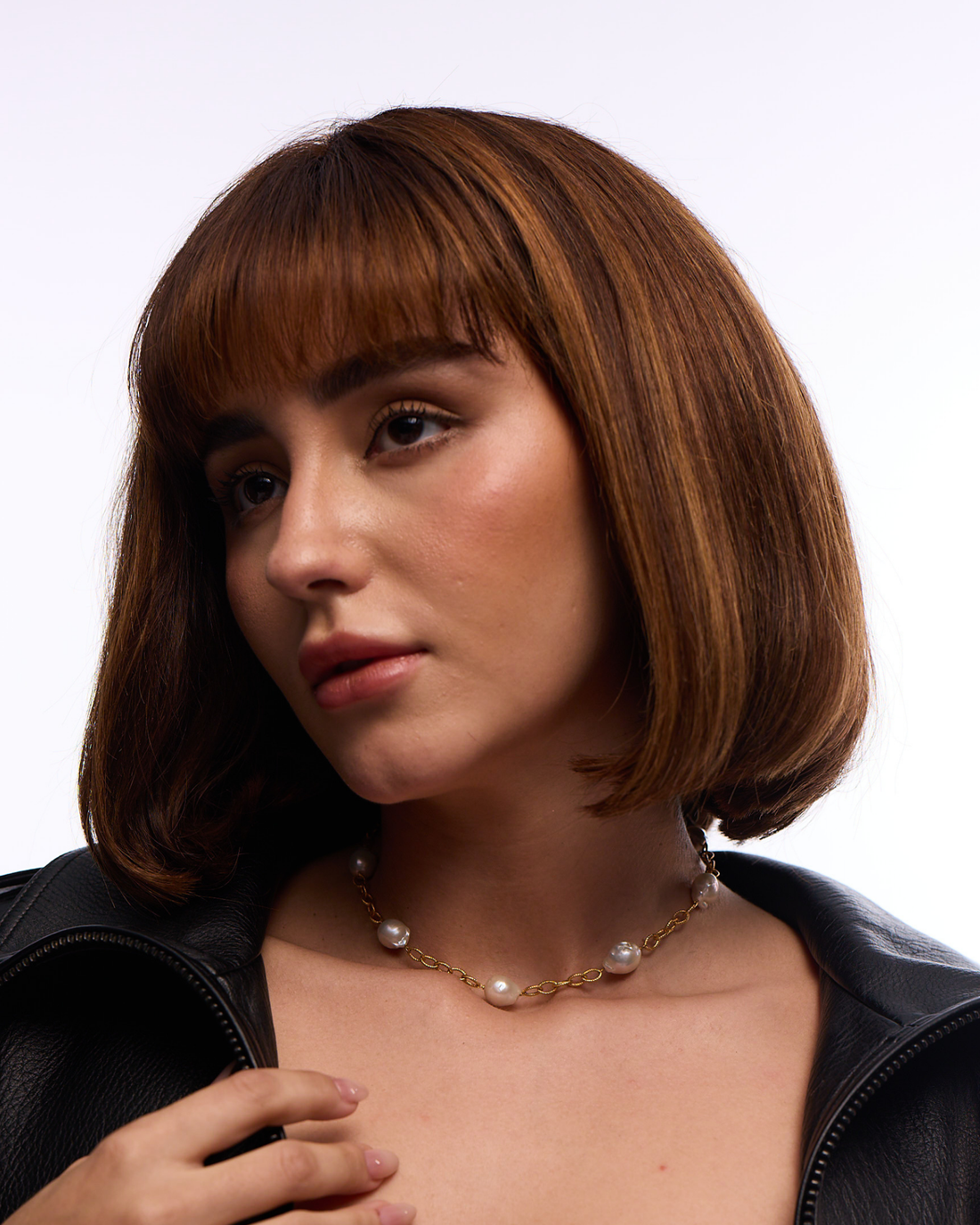 Baroque Linked Pearl Chain