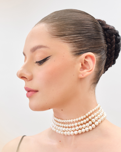 Classic Pearl Natural Choker