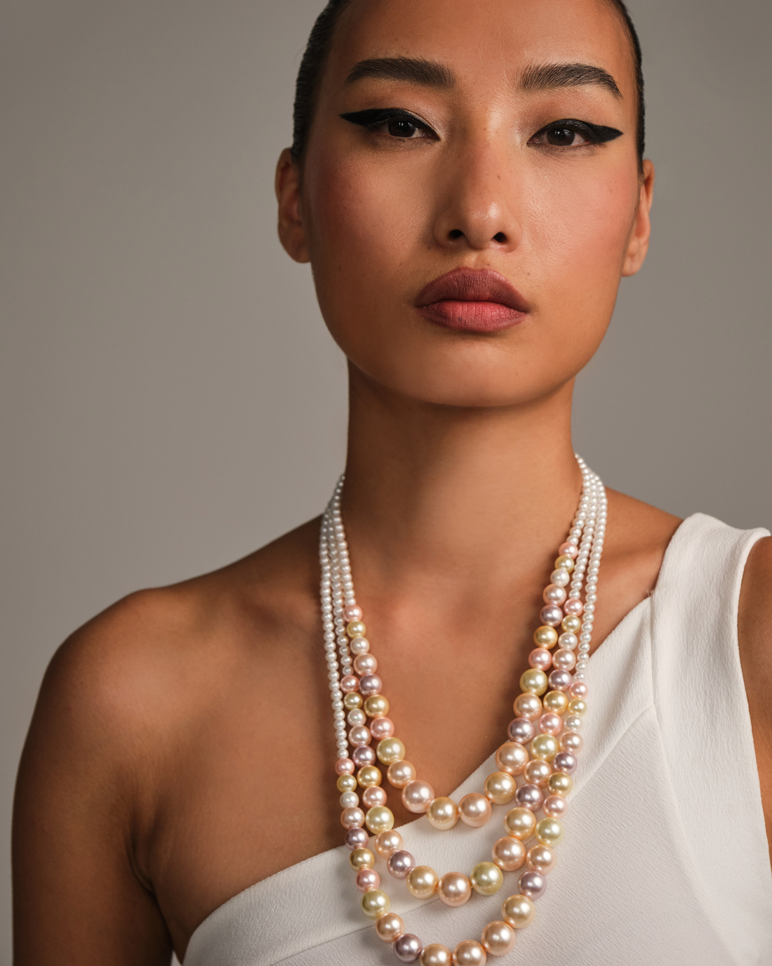 Multicoloured Layered Necklace