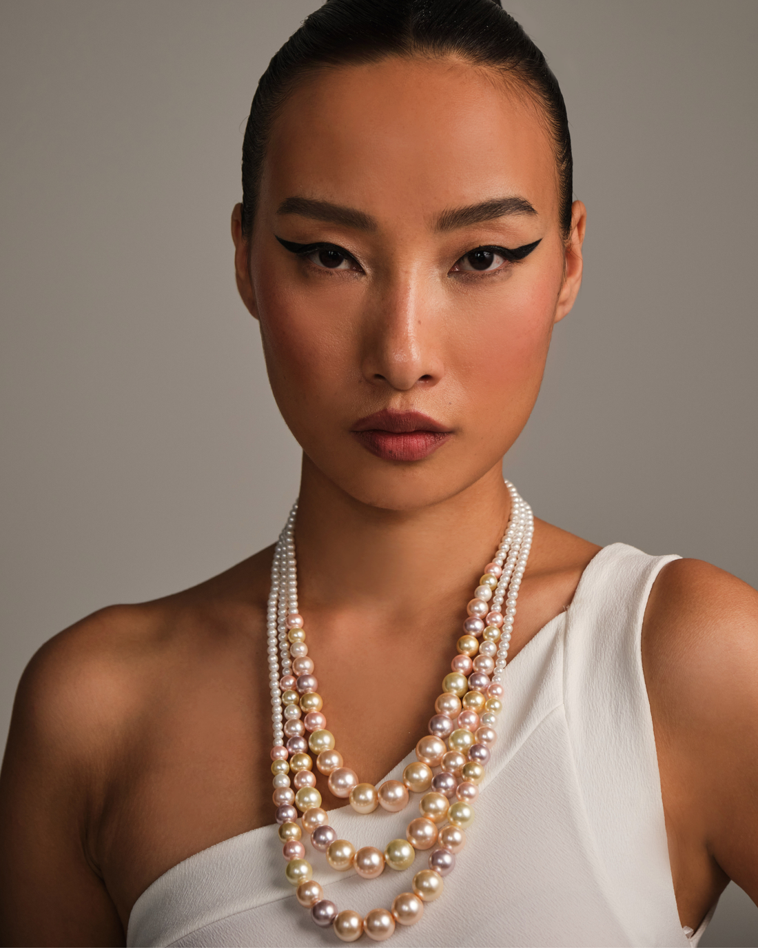 Multicoloured Layered Necklace