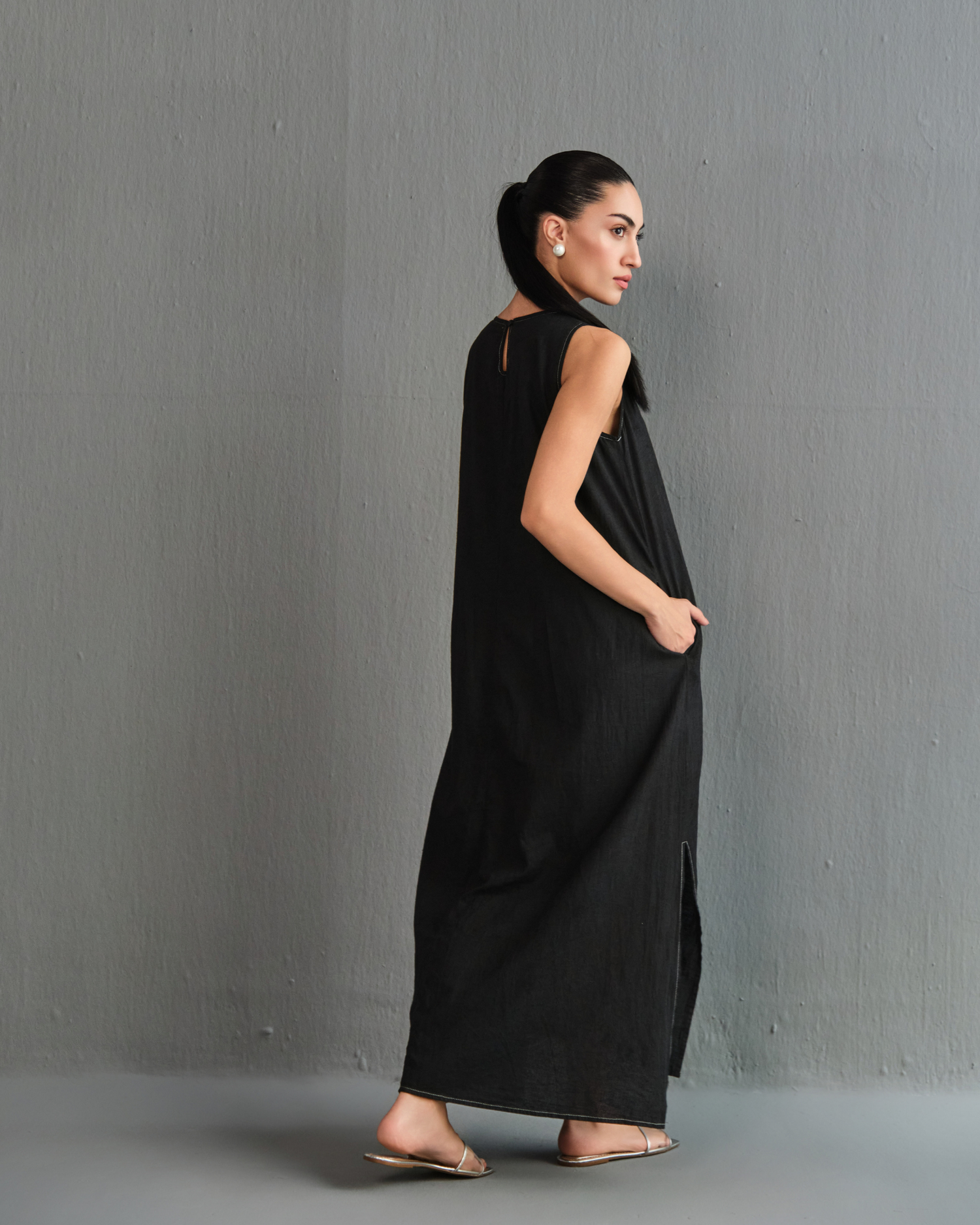 Femme Maxi Dress - Noir