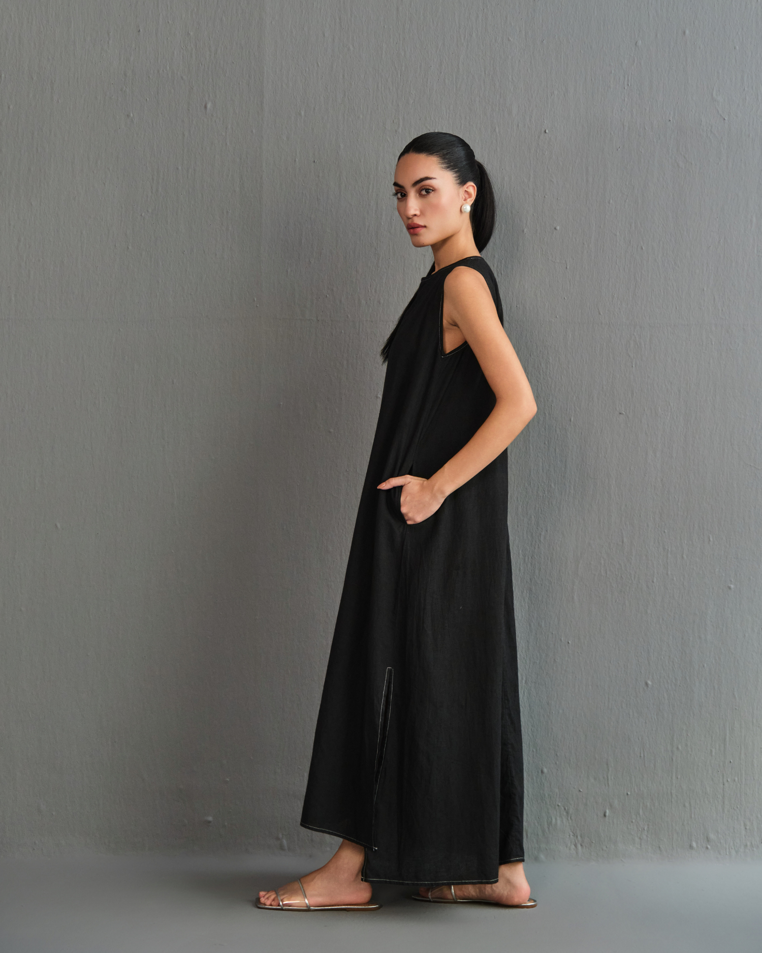 Femme Maxi Dress - Noir