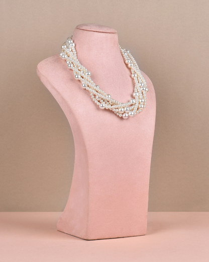 Mixed White Necklace - Anaash
