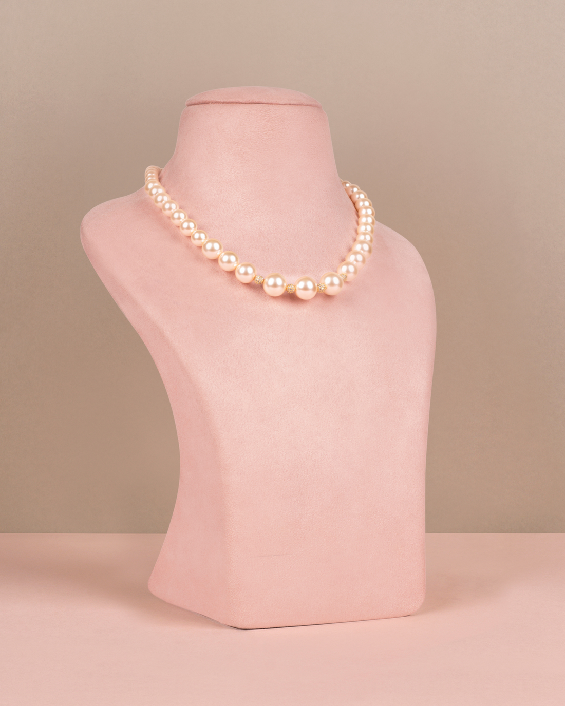 Graded Single - Peach with Swarovski