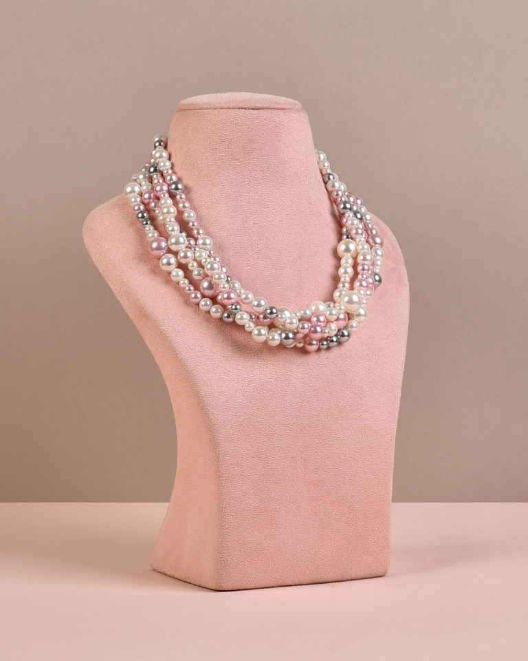 Pink, Silver &amp; White Mixed - Anaash